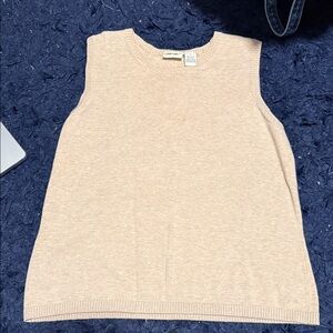 Vintage Cherokee brand tan vest